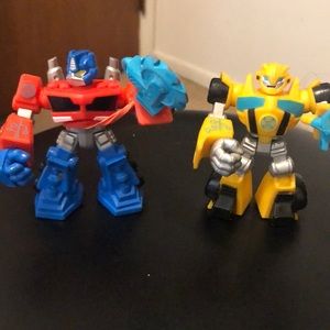 Transformers Bumblebee and optimus prime